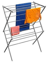 Products ybm home 2 tier deluxe foldable clothes steel drying rack 1622 11