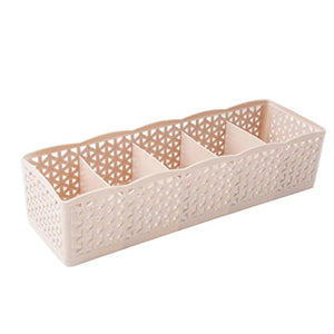 Necktie Socks Underwear Cosmetic Organizer Hollow Storage Box Drawer Closet Accessories