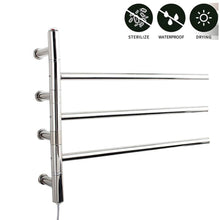 Products mengen88 wall mounted style heated towel rack stainless steel electric towel rack cloth bath towel heater heater rail 47w power