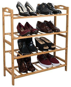 Cheap sorbus bamboo shoe rack 4 tier shoes rack organizer perfect bench for hallway entryway mudroom closet bedroom etc