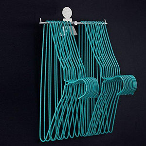 Home simpletome clothes hanger storage rack organizer wall mount adhesive or drilling installation