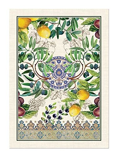 Michel Design Works Cotton Kitchen Dish Towel, Tuscan Grove