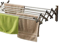Kitchen aero w stainless steel folding clothes rack 60lb capacity 22 5 linear ft