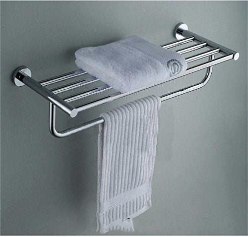 SUNQIAN-Fixed stainless steel belt, bath towel rack, bathroom towel rack, towel bar, toilet rack