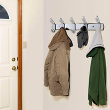 Buy now homaid wall mounted hook rail 14 stainless steel hook rack with 5 dual hanger hooks pack of 2