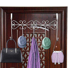Related rbenxia over the door 5 hanger rack decorative metal hanger holder for home office use white