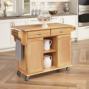 Home Styles Napa Kitchen Center, Natural Finish