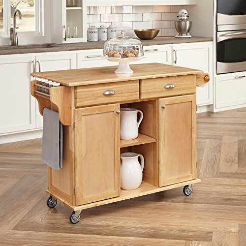 Home Styles Napa Kitchen Center, Natural Finish
