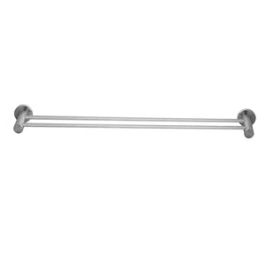 TOGU 23.4 inch SUS 304 Stainless Steel Double Towel Bar with 10 S Hooks, Heavy Duty Towel Rack Wall Mounted for Bathroom Lavatory,Brushed Stainless Steel Finish