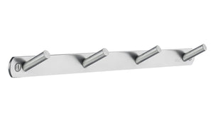 Budget friendly smedbo b1064 quadruple coat rack brushed stainless steel