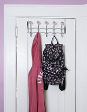 Purchase galashield over the door hook rack 5 pink acrylic hooks and stainless steel organizer rack 10 hanging hooks