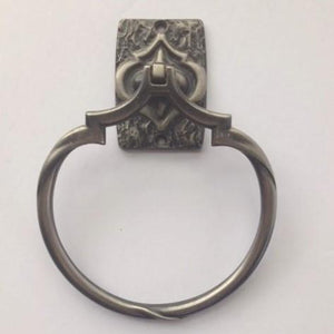 Silver Carriage House 1960's Towel Ring