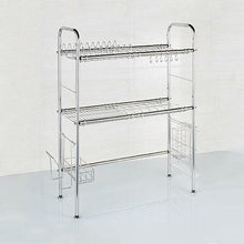 Products nex dish rack stainless steel 2 tier dish drainer with chopstick holder
