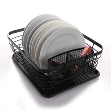 Exclusive asdomo dish drying rack stainless steel dishes drainer with detachable drainboard rustproof organizer utensils holder for kitchen counter