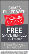 Latest kamenstein magnetic 12 tin spice rack with free spice refills for 5 years