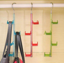 Save on louise maelys rotating handbag hanger rack closet organizer for bag ties belt scarf 4 hooks clear