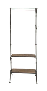Save deco 79 metal wood clothes rack 69 by 25 inch