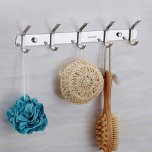 Buy homaid wall mounted hook rail 14 stainless steel hook rack with 5 dual hanger hooks pack of 2
