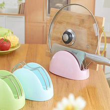 The best anqi 3 in 1 cutting board holder portable knife holder thickening drain rack pot lid rack multifunctional storage rack 2pcs