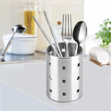 Buy fdit chopsticks holder stainless steel utensil holder drying rack with hook circular hole tableware storage rack organizer m