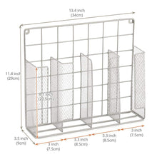 Storage ezoware silver finish wall door mount kitchen wrap organizer silver rack for food storage bags aluminum foil wax paper sandwich bags plastic wrap