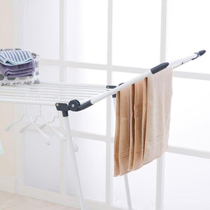 Kitchen yubelles gullwing multipurpose clothes drying rack dark grey rustproof collapsible stable durable laundry rack