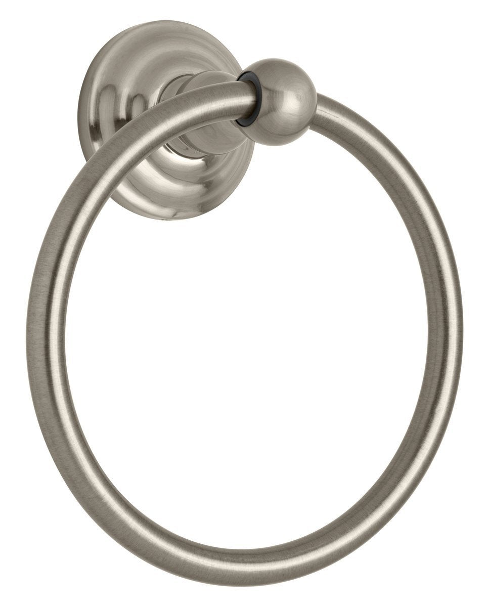 Dynasty Hardware 3811-SN Palisades Towel Ring Satin Nickel