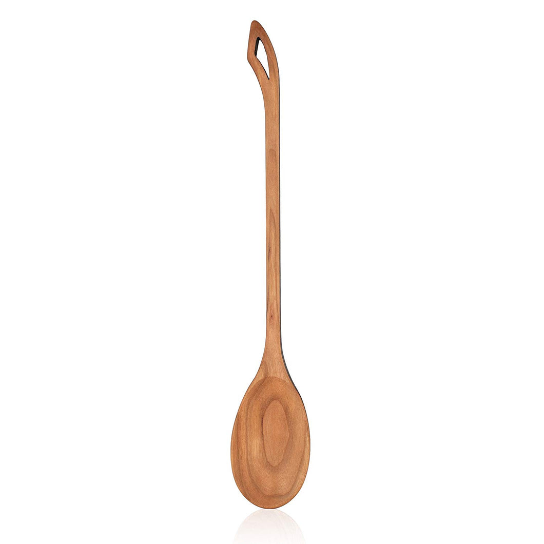Jonathan's Family Spoons 11-Inch Tree Spoon, Handmade Cherry Wooden Spoon Kitchen Utensil for Mixing, Cooking and Serving