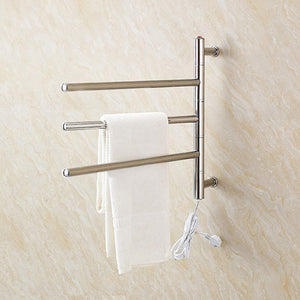 Save mengen88 wall mounted style heated towel rack stainless steel electric towel rack cloth bath towel heater heater rail 47w power