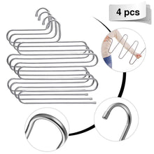 Products eleling 5 layers pants clothes rack s shape multi purpose hangers for trousers tie organizer storage hanger