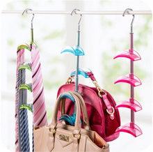 Related louise maelys rotating handbag hanger rack closet organizer for bag ties belt scarf 4 hooks clear