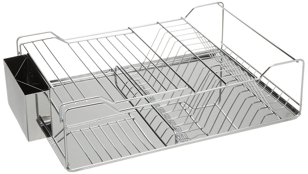 Budget friendly just manufacturing jsdd 1851275 counter top stainless steel dish rack with tray