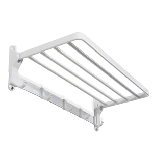 Heavy duty brightmaison clothes drying rack wall mounted folding adjustable collapsible white