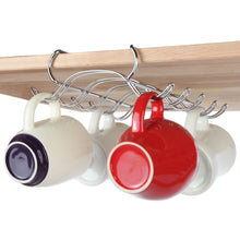 Shop trenton gifts space saver sturdy steel undershelf mug holder cup rack holds up to 10 mugs