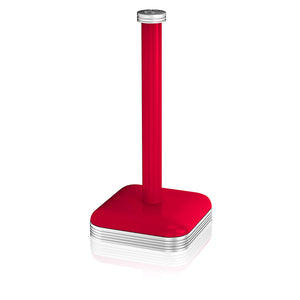 Swan Retro Towel Pole with Weighted Base, Red
