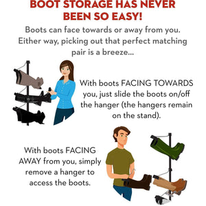 Best boot butler standing boot rack as seen on rachael ray clean up your floor protect your boots 5 pair stand organizer shaper tree