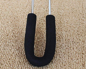 Best seller  dbtxwd hangers stainless steel sponge extra wide shoulder no trace non slip wet and dry use clothing store durable drying racks black 40