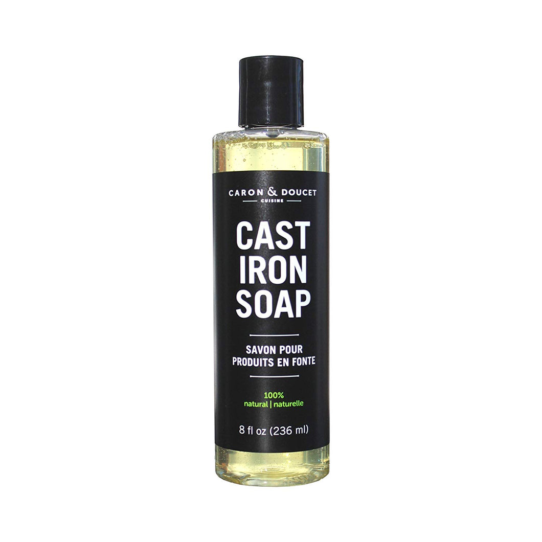 Caron & Doucet - Cast Iron Soap - 100% Plant Based Castile & Coconut Soap; No Detergents, No Surfactants, No Artificial Fragrance, No Synthetic Foaming Agents. Specially Formulated for Cast Iron.