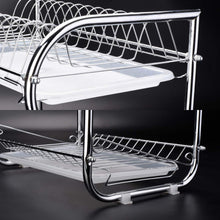 Buy now glotoch dish drying rack 3 tier dish rack with utensil holder cup holder and dish drainer for kitchen counter top plated chrome dish dryer silver 17 2 x 9 5 x 15 inch