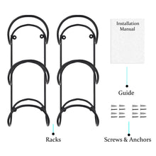 Shop here wallniture wrought iron metal towel rack solid quality wall mountable for bathroom storage large enough to fit rolled bath beach towels black set of 2