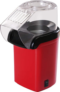 Quick & Easy Popcorn Maker - Red - One Key Operation - Oil Free - by Utopia Home