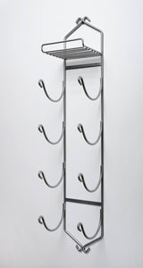 Get sparkling collectibles 38 wall mounted 4 arm shelf chrome towel rack towel holder bathroom towel bathroom storage chrome 4 arm shelf made in the u s a