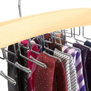 Best seller  juvale natural wood multi hook tie rack 12 hooks to organize ties accessories 16 inch single unit