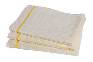 STAR Classic Kitchen Dish Towels - Grade Absorbent Dish Clothes - 100% Cotton Tea Towels - 3 Pack, Yellow