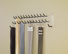 Heavy duty closetmaid 8051 tie and belt rack white