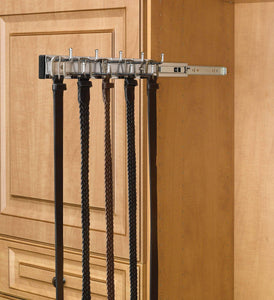 Kitchen rev a shelf brc 14cr 14 in chrome pull out side mount belt rack