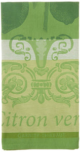 Garnier Thiebaut 31416 Citron Vert Kitchen Towel, 22" x 30", Green