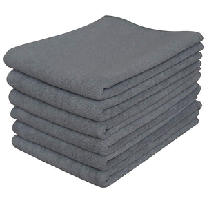 Gryeer Microfiber Kitchen Towels - Highly Absorbent, Soft and Lint Free Dish Towels, 26x18 Inch, Pack of 6, Green