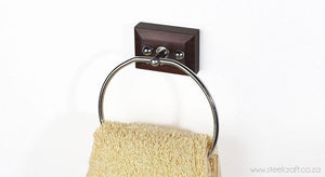 Wood 'N Steel Towel Ring