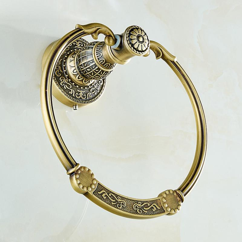 Antique Finished Bathroom Towel Ring